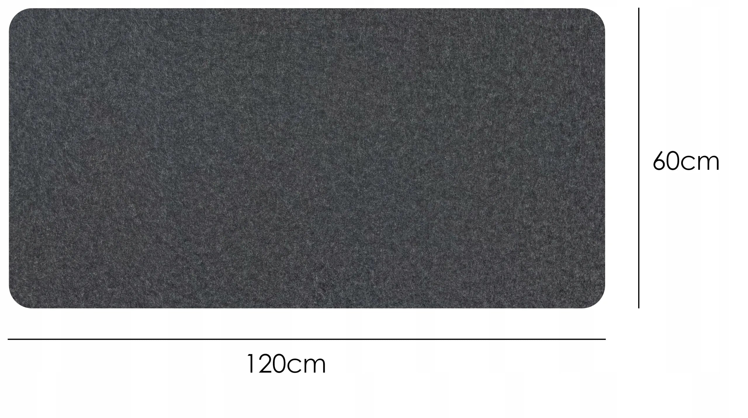 Suspended Ceiling Panels - Acoustic Felt RECTANGLE dimensions DecorMania UK